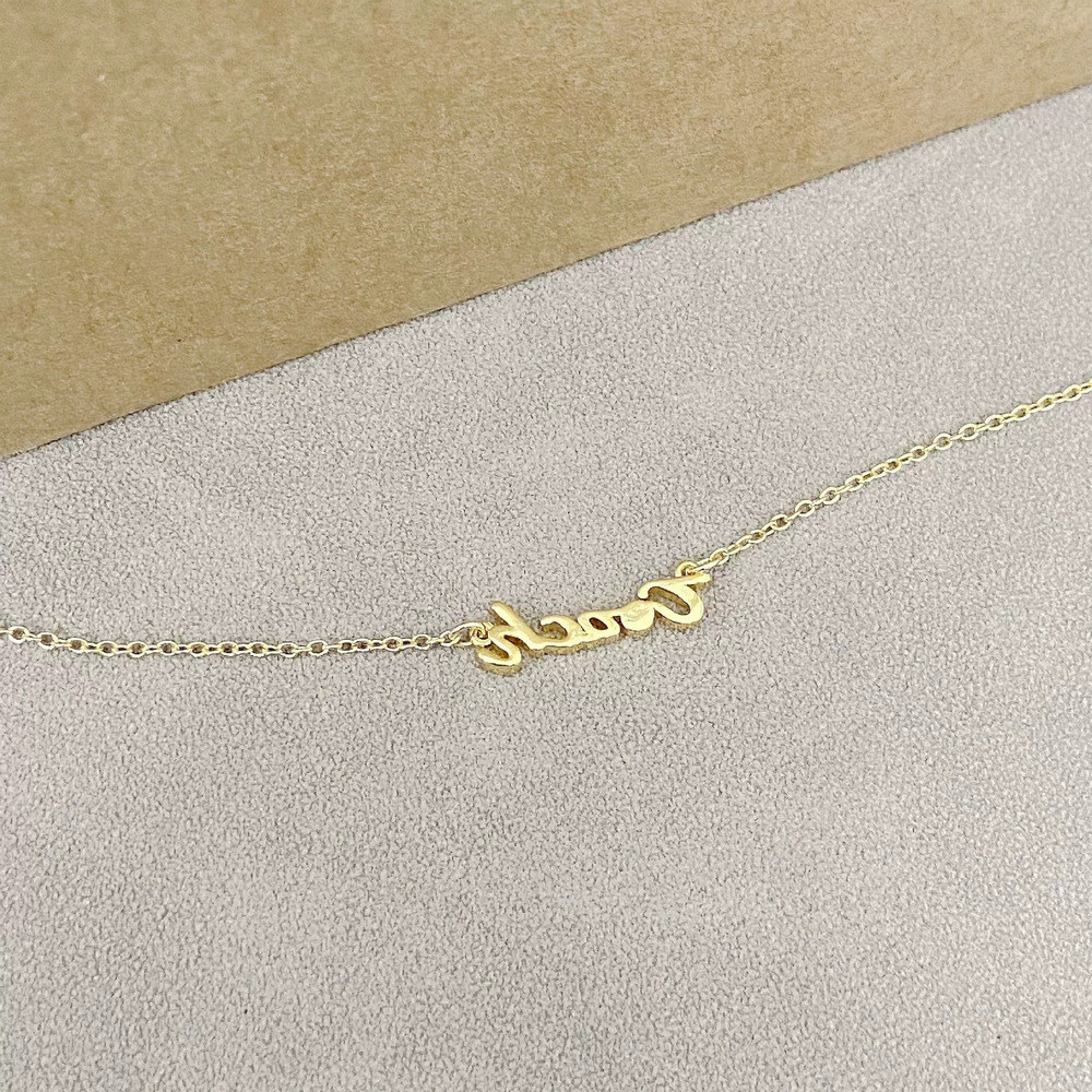 Coach Rhinestone Letter Necklace - Picture 3 of 6